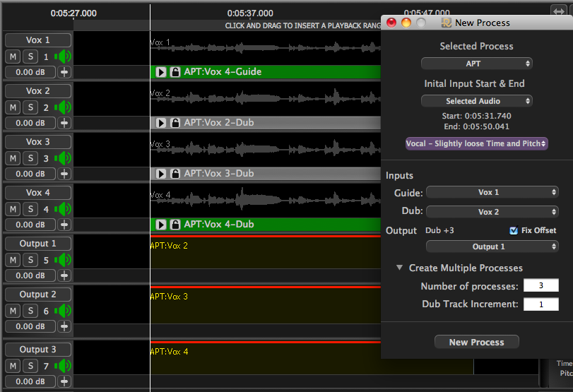 Multi Process after N button